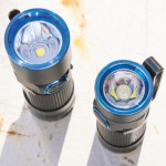  Хорошо видна разница в оптике между S10R Baton II (рефлектор) и S1 Baton (TIR-линза)