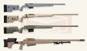 Линейка McMillan TAC — тактические снайперские винтовки в калибрах .308 Win, .300 WinMag, .338 Lapua Mag и .50 BMG. Предназначены для военных и полиции, но доступны также и гражданским стрелкам